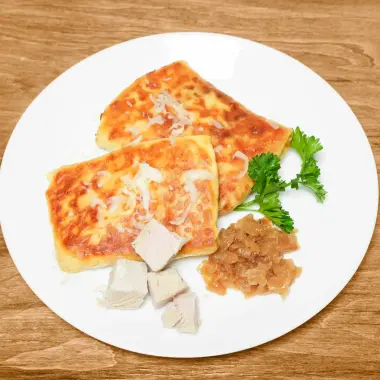 Pork & Cheese & Onion Crepe Rolls