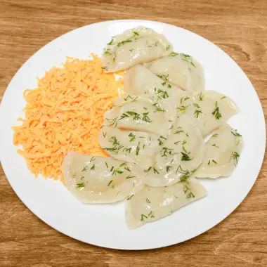 Varenyky (Pierogi) with Potatoes, Onions and Cheddar