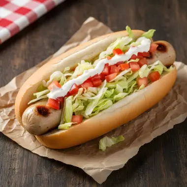 Loaded Chicken Hotdog