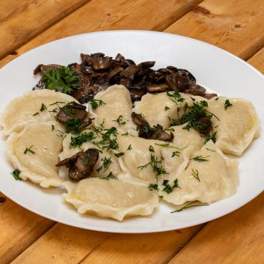 Varenyky (Pierogi) with Potatoes and Mushrooms