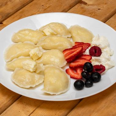 Varenyky (Pierogi) with Sweet Cottage Cheese