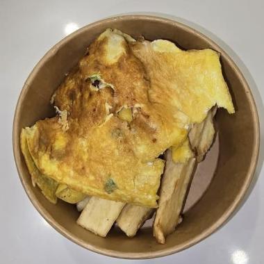 Yam Fries and Eggs
