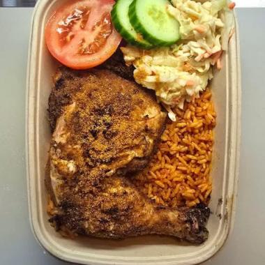 Chicken Suya and Side