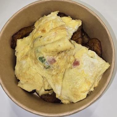 Fried Plantain and Eggs