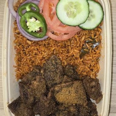 Lamb Suya and Side