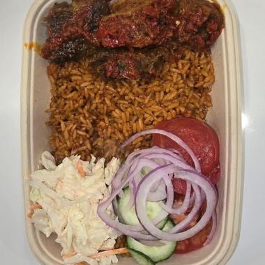 Peppered Beef + side