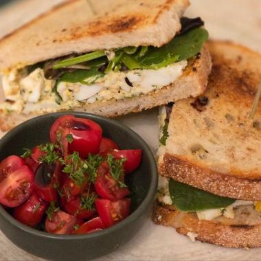 Eggs & Chives Sandwich