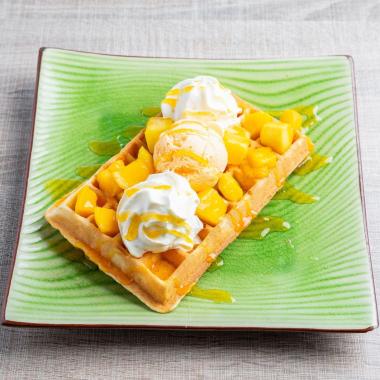 Mango Burst Waffle — Half