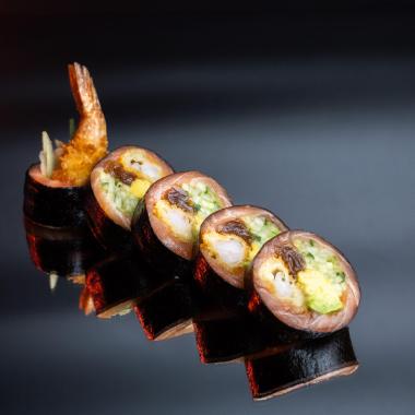 Salmon Sashimi Roll