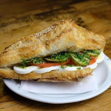 Cheese Boureka with Eggplant
