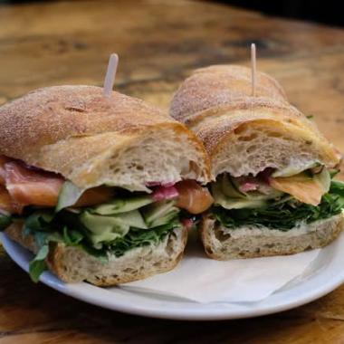 Smoked Salmon Sandwich